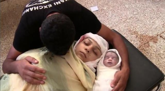 Martyr Fatima Mohammed Khosrof and her fetus martyr Abdul Majid Khalid Al Kassim